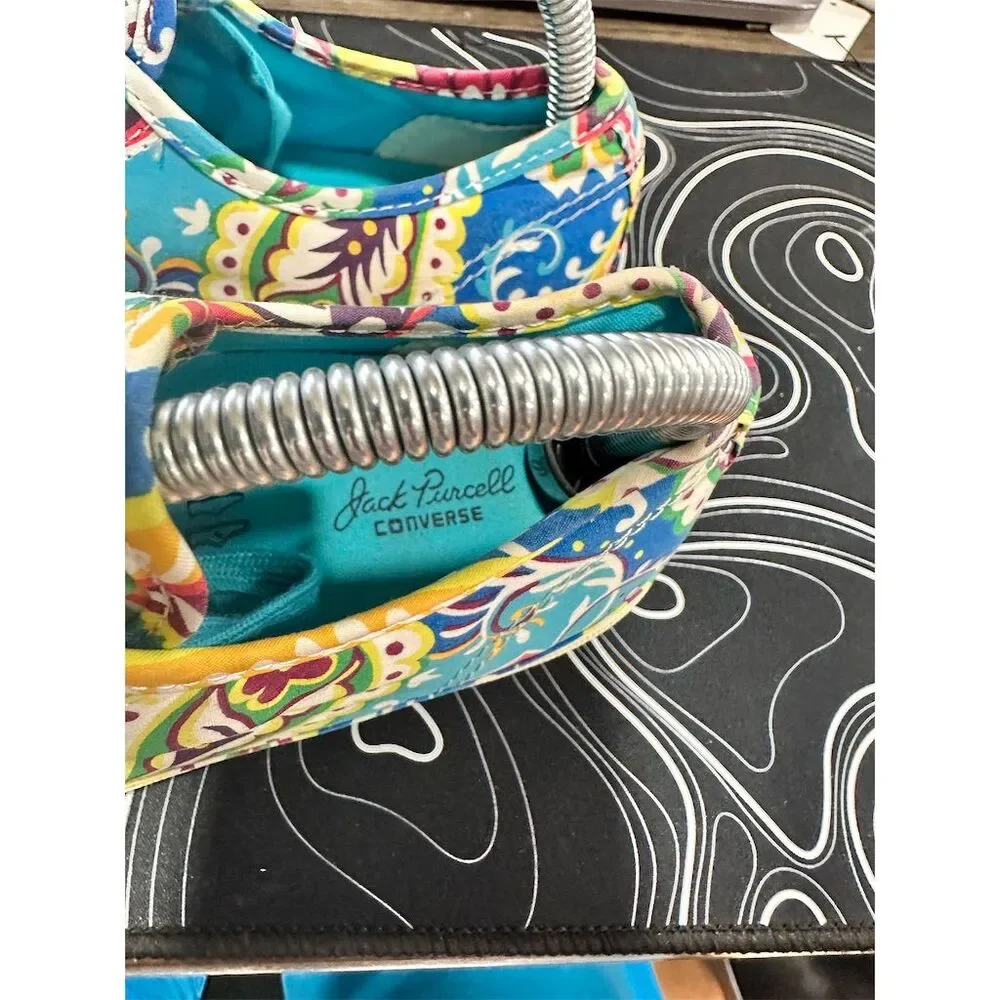 Converse Jack Purcell Women's Floral Paisley Sneakers Size 5.5 - Picture 2 of 12